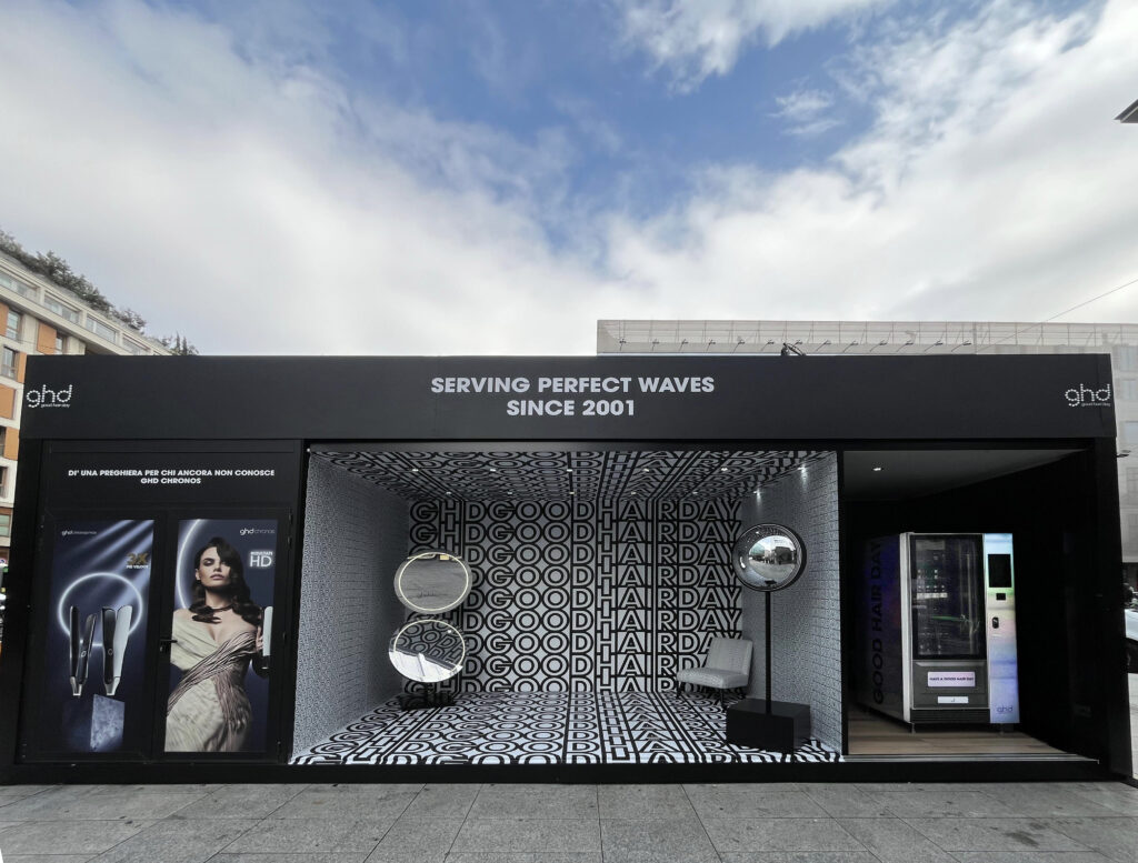 Pop up store ghd Milano Fashion week 25